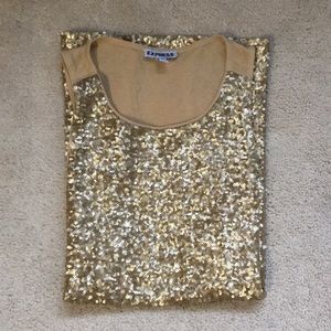 Sequined Tank Top (Express)